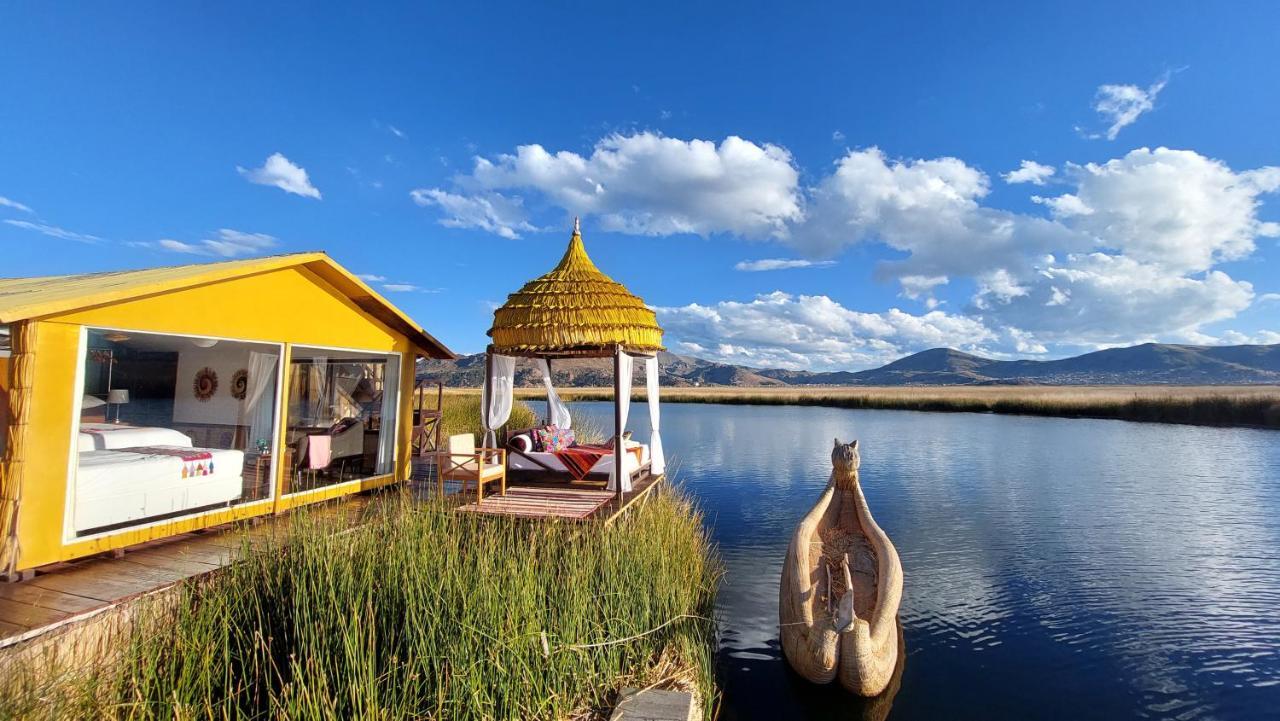 Uros Lodge Peru Puno Exteriör bild